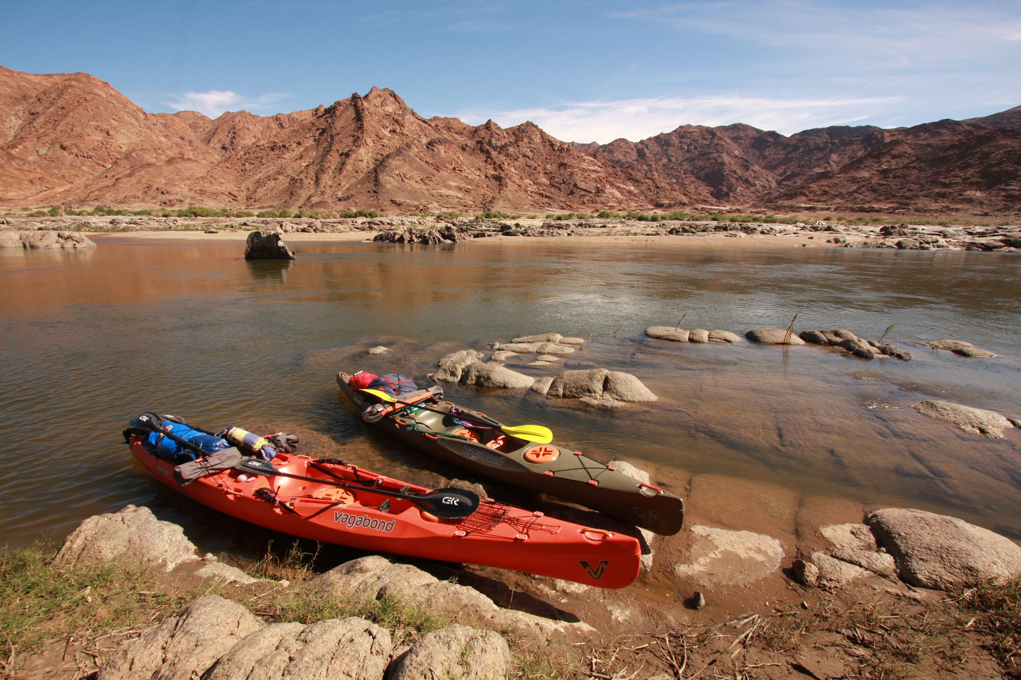 Photograph from a previous trip on the Orange River.
